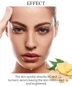 AILKE Organic Turmeric Whitening Skin Care Set, with Vitamin C, Clean Skin, Reduce Acne, Hydrating and Firming for Women