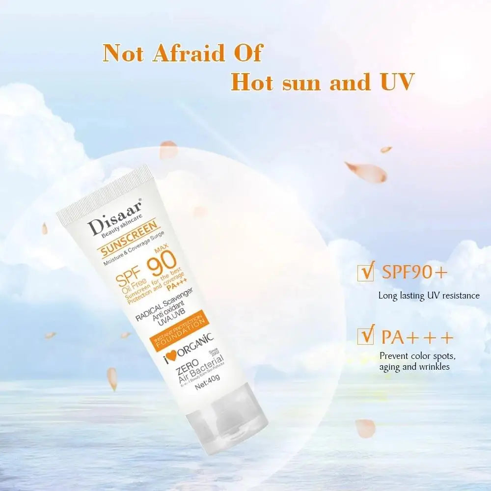 Face Body Whitening Sun Cream SPF 90 Sunblock Skin Protective Cream Anti-Aging Oil-control Moisturizing Skin Care