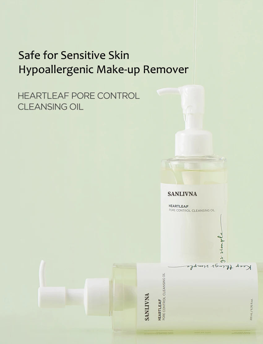 Heartleaf 77% Skin Care Set Moisturizing Toner Cleansing Oil Quercetin Pore Deep Cleansing Foam Korean Skin Care Products