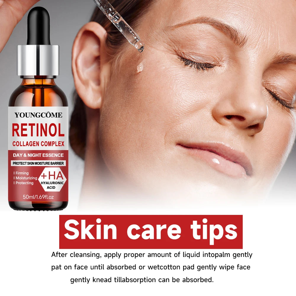 Neck and face set night cream for women anti aging retinol Anti Aging Face Lifting Nourishing Repair Collagen 3Set