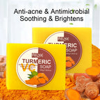 AILKE Organic Turmeric Whitening Skin Care Set, with Vitamin C, Clean Skin, Reduce Acne, Hydrating and Firming for Women
