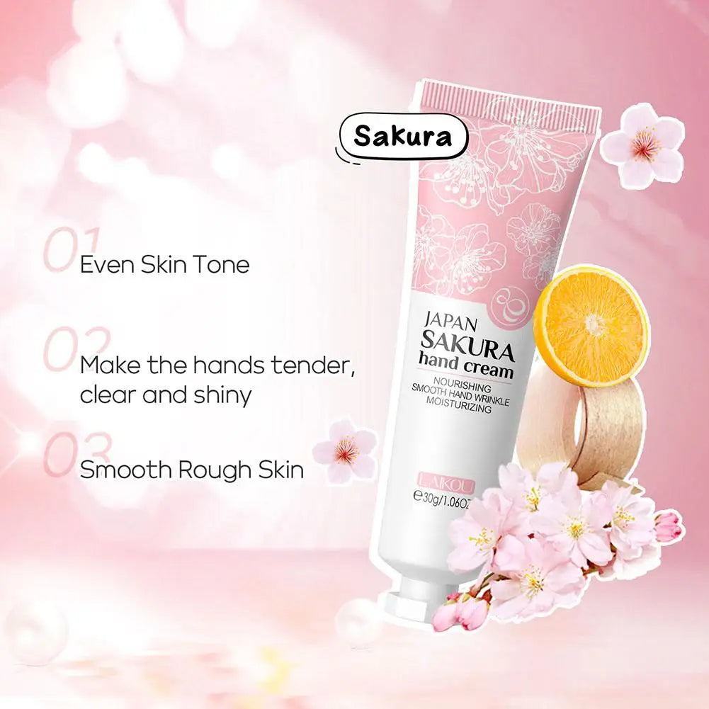 Collagen Sakura Hand Cream Skin Soften Nourish