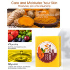 AILKE Organic Turmeric Whitening Skin Care Set, with Vitamin C, Clean Skin, Reduce Acne, Hydrating and Firming for Women