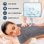 1 Pc Beautician's Special Face Towel - Spa Grade U-shaped Face Towel - Soft Massage and Skincare Tool