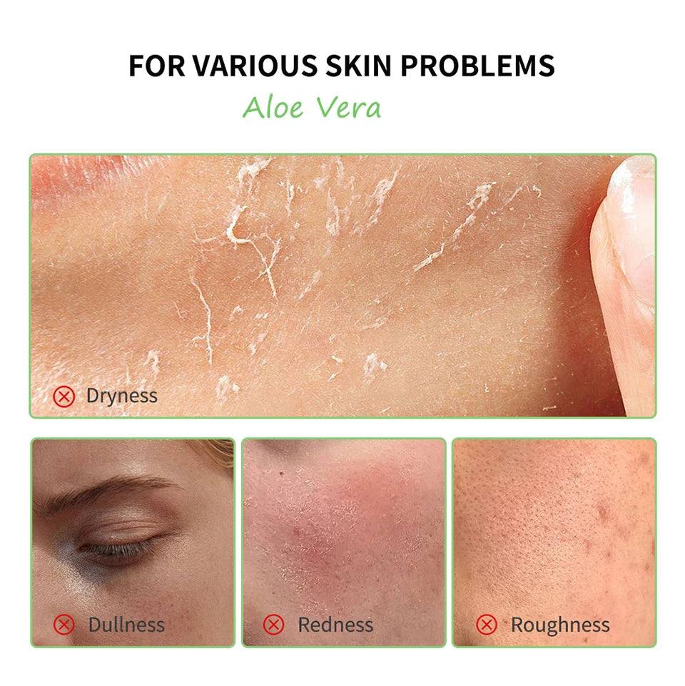Multi-skin Care Aloe Vera Skin Care Set Deep Moisturizing Deep Nourishment Whitening Brightening Hydrating Smooth Skin