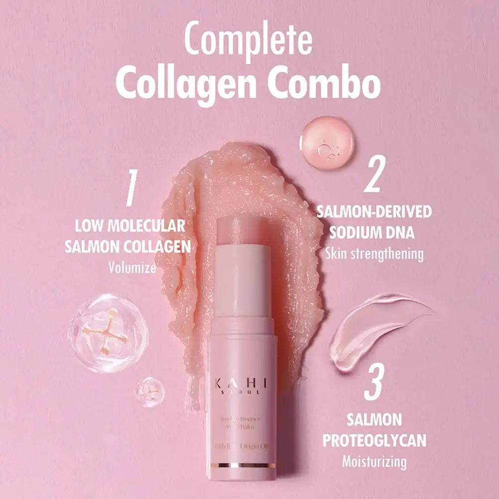 KAHI Wrinkle Bounce Multi Balm Facial Collagen Deep Moisturizing Firming Lift Make Up Base Moisturizer Daily Korean Skin Care