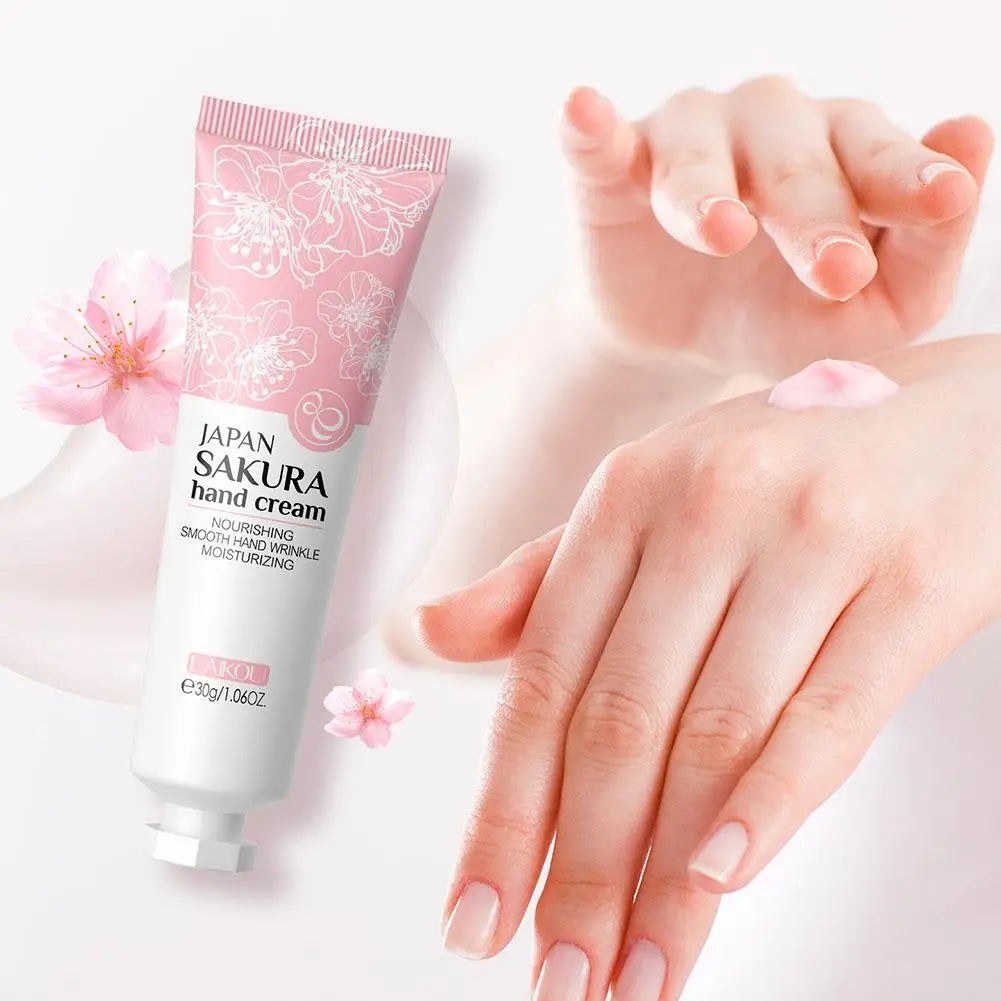 Collagen Sakura Hand Cream Skin Soften Nourish