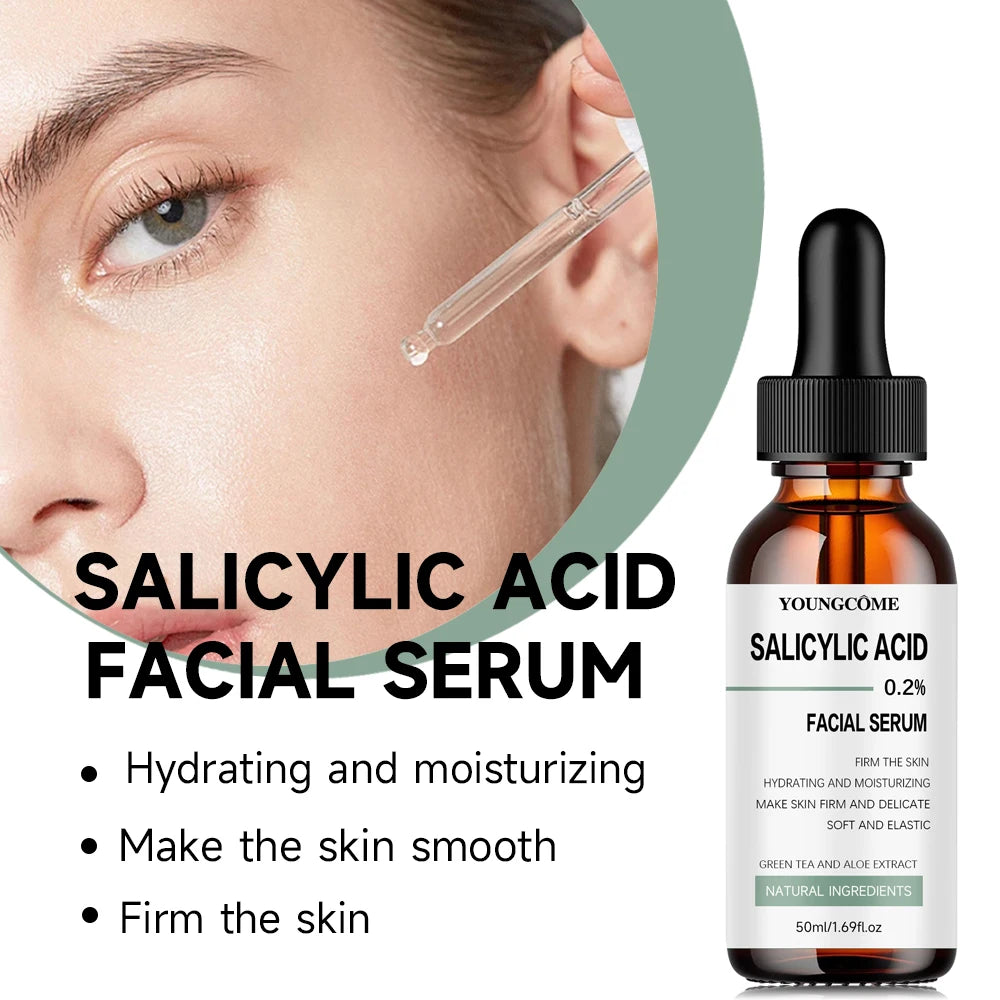 30 ml/50 ml Firming facial serum, rich in salicylic acid, hyaluronic acid,vitamins C suitable for all skin types, firming effect