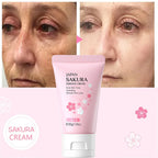 Sakura Whitening Face Cream Moisturizing Brighten Wrinkle Remover Fade Fine Lines Serum Firm Lift Shrink Pores  Smooth Skin Care