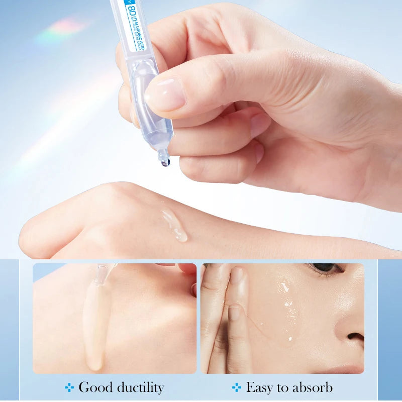 Hyaluronic Acid Face Serum Moist Tender Skin Deep Nourish Fullerenes Collagen Elastic Serum Brightening Lifting Skin Care Korean