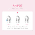 Sakura Whitening Face Serum Anti Aging Fade Fine Lines Tighten Pores Improve Melanin Pigment Dull Moisturizer Brighten Skin Care