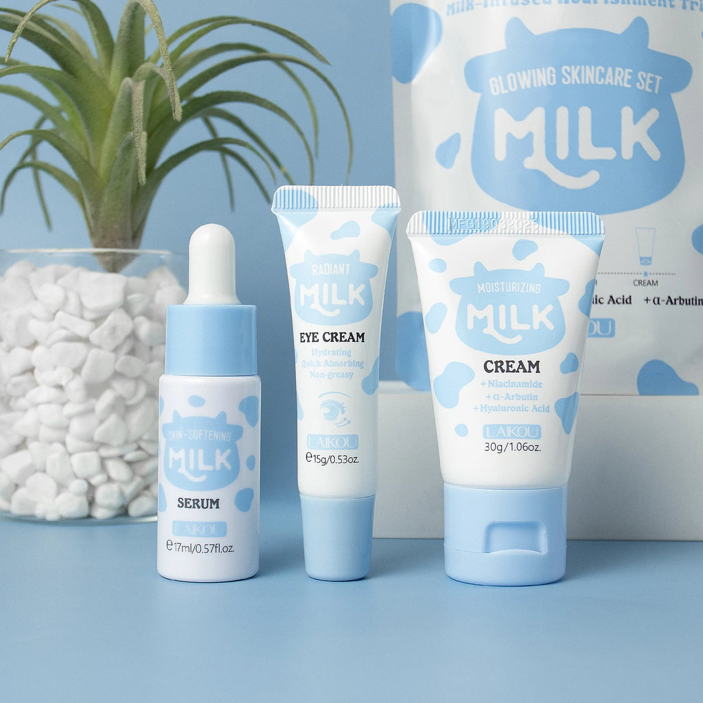 LAIKOU Milk Glowing Trio Set Deep Nourishment Kit