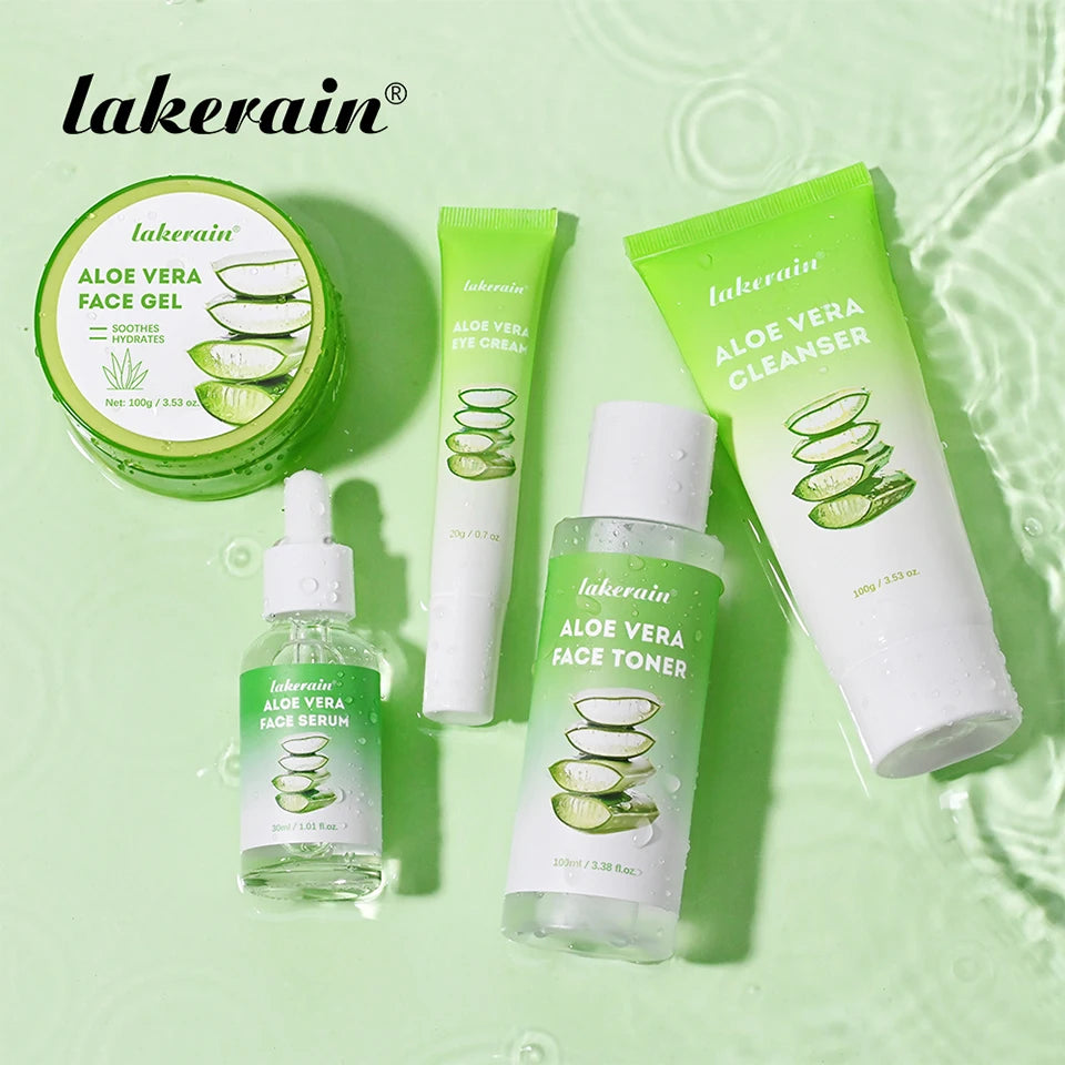 Multi-skin Care Aloe Vera Skin Care Set Deep Moisturizing Deep Nourishment Whitening Brightening Hydrating Smooth Skin