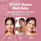 KAHI Wrinkle Bounce Multi Balm Facial Collagen Deep Moisturizing Firming Lift Make Up Base Moisturizer Daily Korean Skin Care