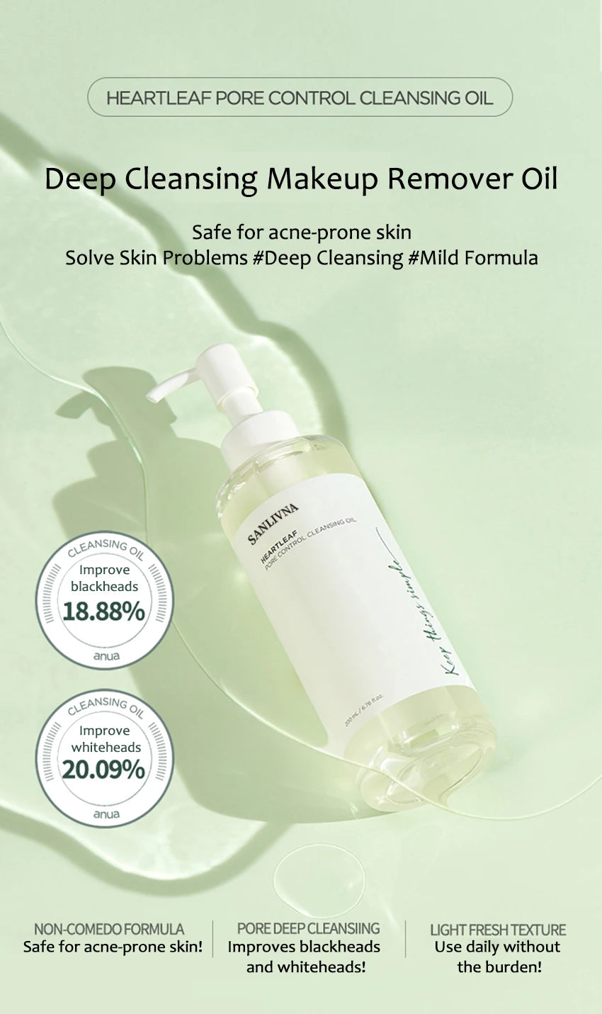 Heartleaf 77% Skin Care Set Moisturizing Toner Cleansing Oil Quercetin Pore Deep Cleansing Foam Korean Skin Care Products