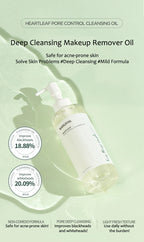 Heartleaf 77% Skin Care Set Moisturizing Toner Cleansing Oil Quercetin Pore Deep Cleansing Foam Korean Skin Care Products