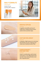 Vitamin C Sunscreen Foundation Vitamin E moisturizing whitening even skin tone delays aging and reduces skin fine lines