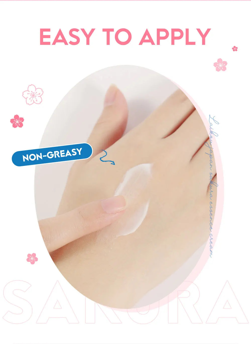 Sakura Whitening Face Cream Moisturizing Brighten Wrinkle Remover Fade Fine Lines Serum Firm Lift Shrink Pores  Smooth Skin Care