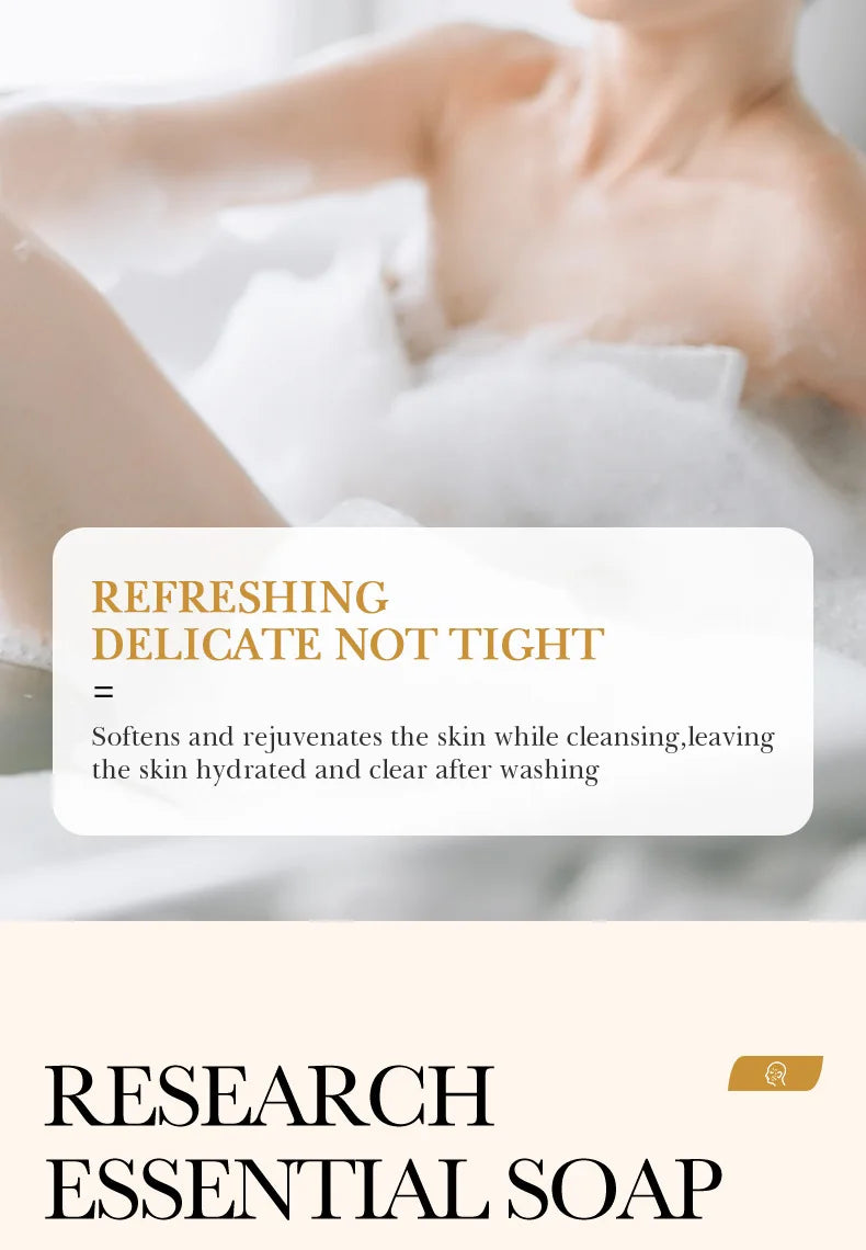 BIOAQUA White Rice Raw Pulp Facial Soap Face Wash Foam Facial Cleanser Moisturizing Oil Control Body Bathing Handmade Soap