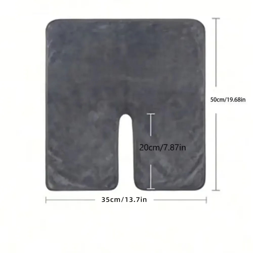 1 Pc Beautician's Special Face Towel - Spa Grade U-shaped Face Towel - Soft Massage and Skincare Tool