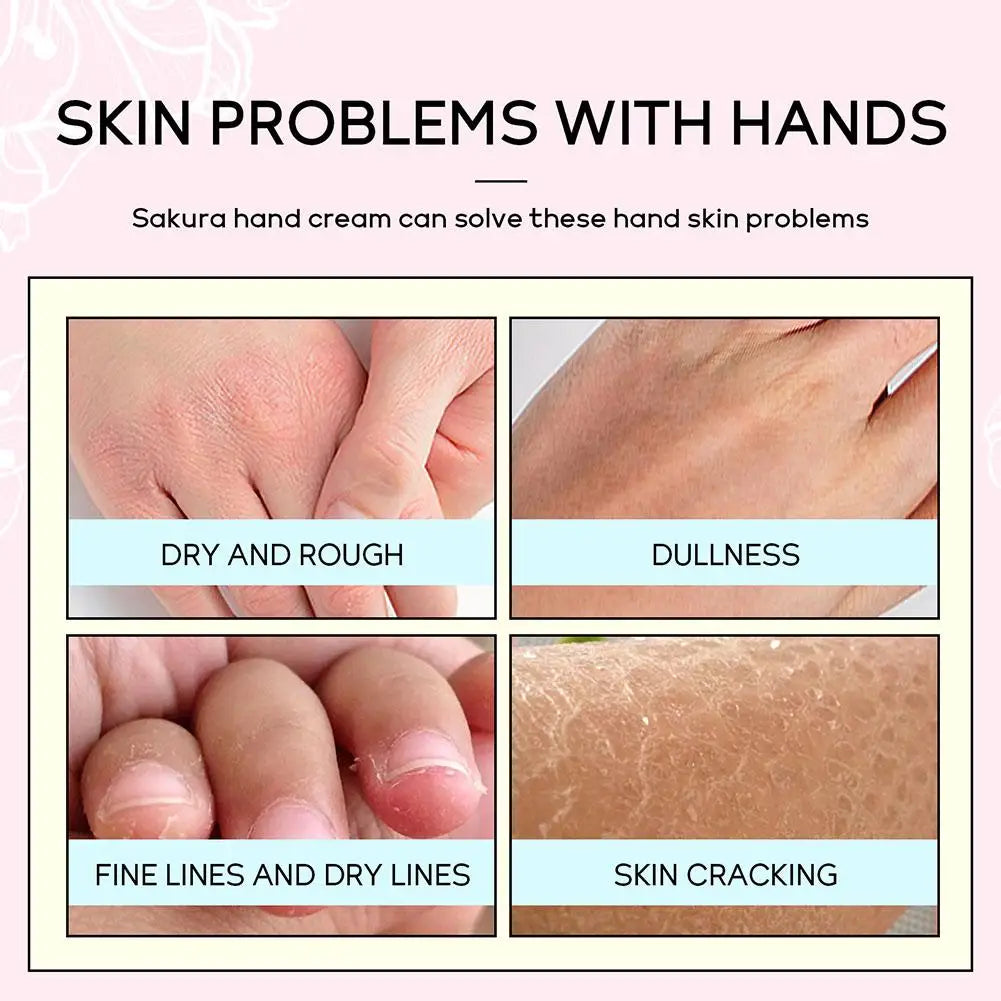 Collagen Sakura Hand Cream Skin Soften Nourish