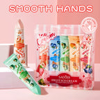 5pcs/set SADOER Fruit Ice Cream Hand Cream Moisturizing Nourishing Brightening Hydrating Hand Creams Hands Skin Care Products