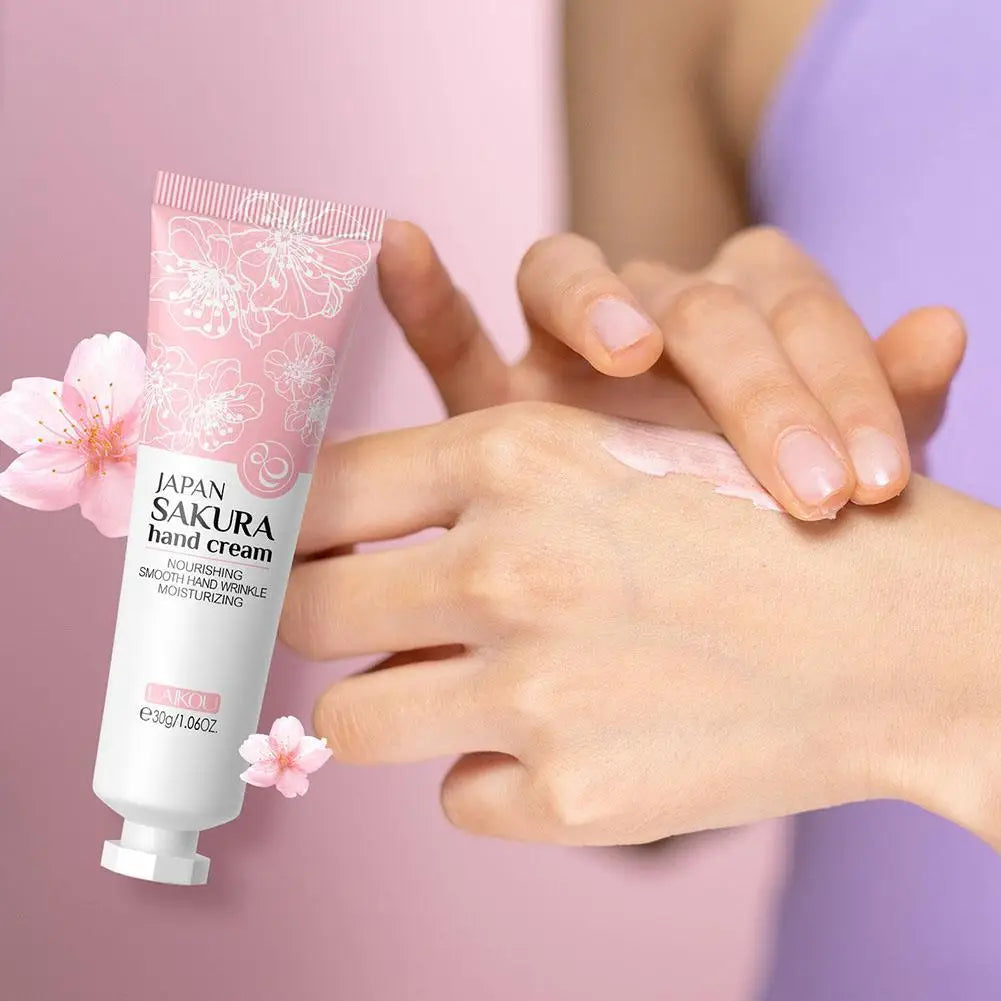 Collagen Sakura Hand Cream Skin Soften Nourish